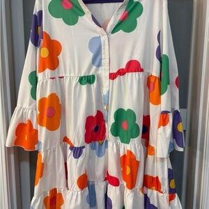 Floral Multicolor Women’s Dress